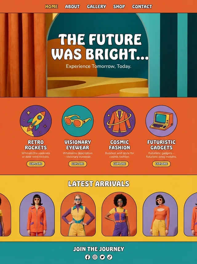 Website mockup
