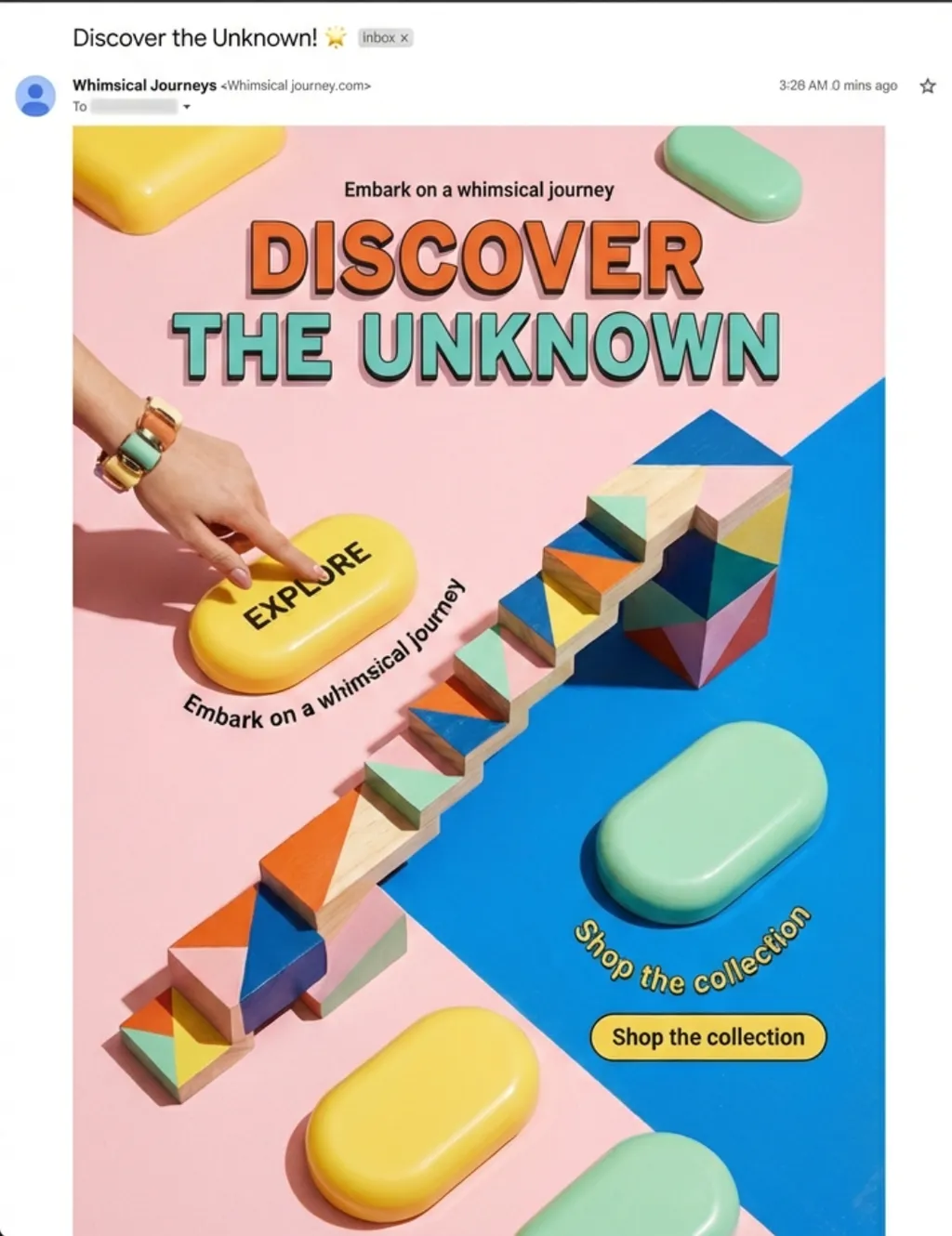 Discover the Unknown - Gmail Email Preview
