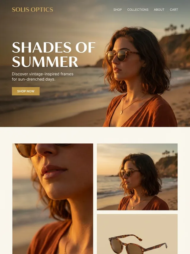 Website mockup
