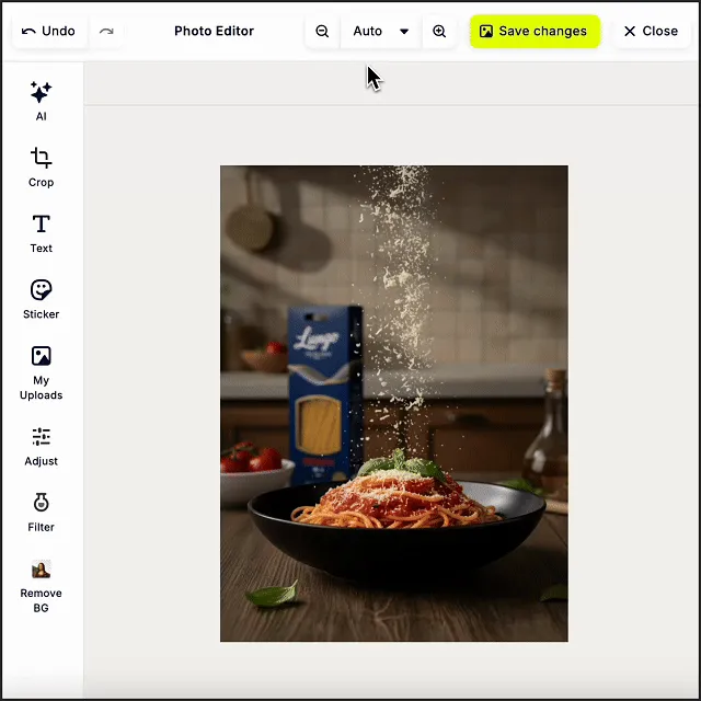 Graphic Editor Interface